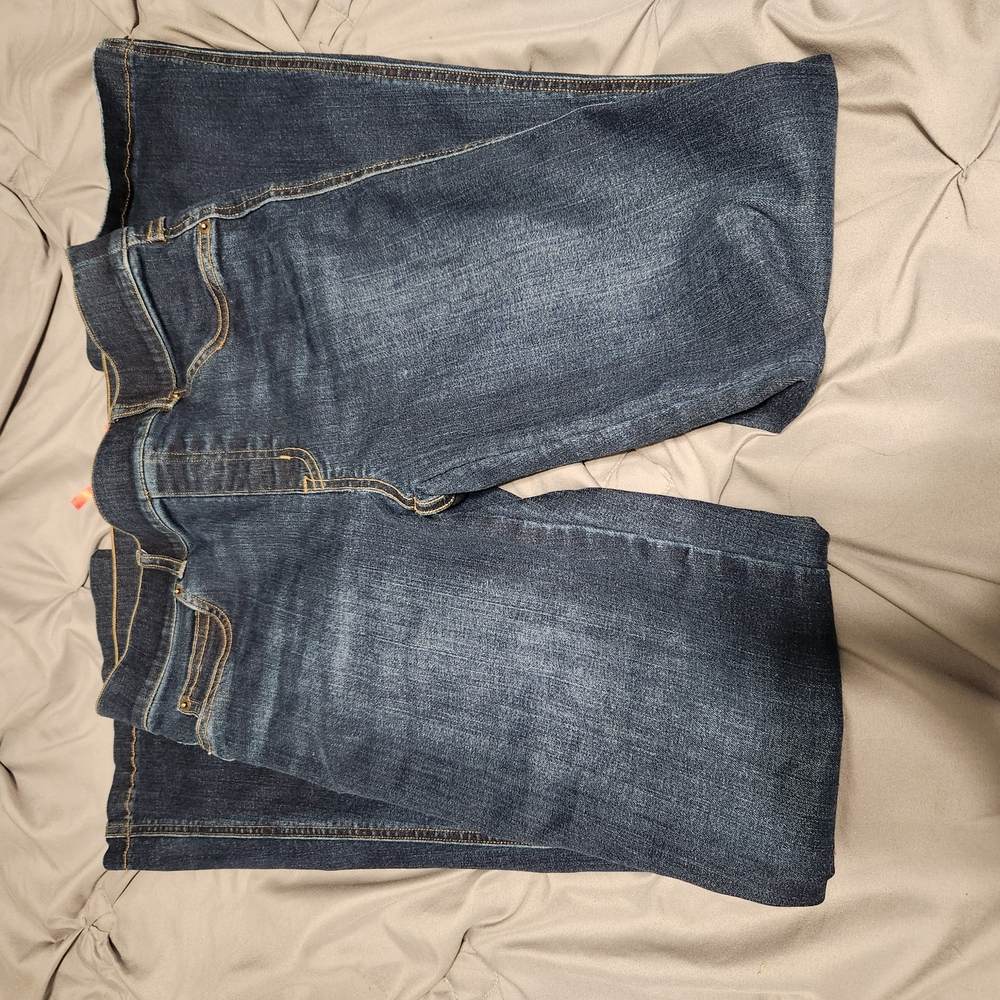 SPANX Women's Flare & Wide Leg Jeans - Dark Blue